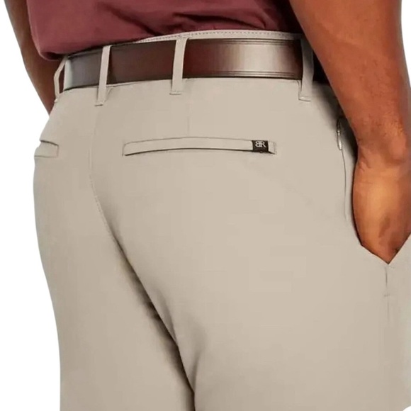 NEW! BANANA REPUBLIC Flat Front Pants Slim Fit Men's Tan London Fog 40 X 32 Golf - Picture 4 of 17